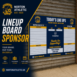 Lineup Board Sponsor