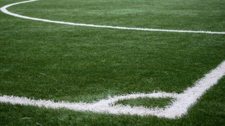 Pitch image of corner flag spot